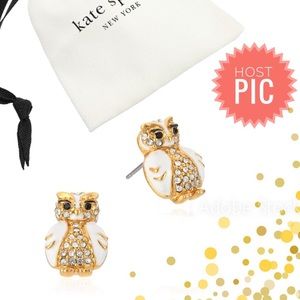 kate spade Star Bright Owl Stud Earrings